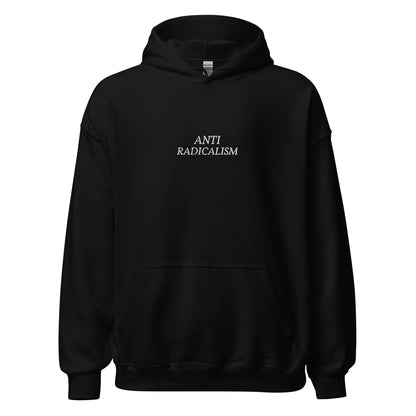 Anti-Radicalism (Embroidered) - Hoodie - Black