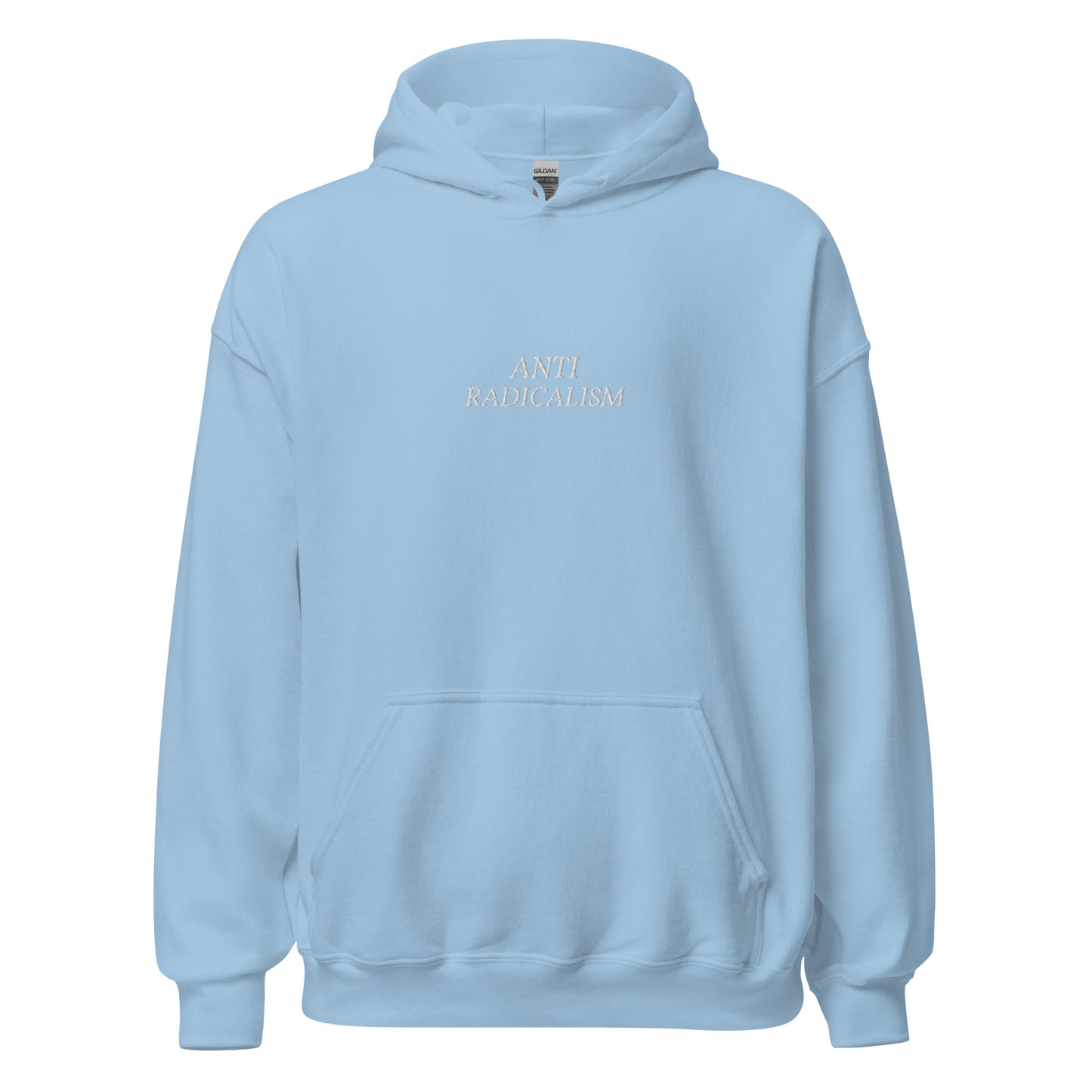 Anti-Radicalism (Embroidered) - Hoodie - Blue