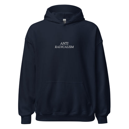 Anti-Radicalism (Embroidered) - Hoodie - Navy